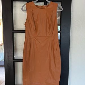 Calvin Klein Leather Dress